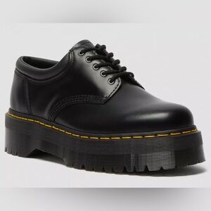 Dr. Martens Black Platform Loafers